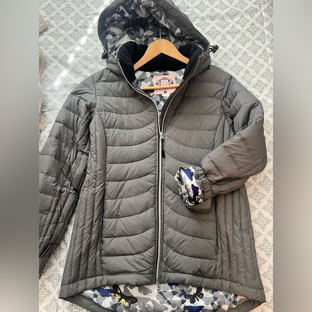 Gray Puffer Jacket - image 2